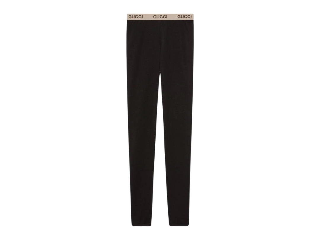 Gucci Gucci X The North Face Cotton Blend Jersey Leggings Black