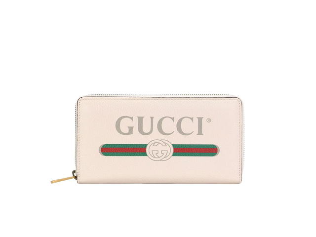 Gucci Gucci Zip Around Wallet Logo Print - view 1