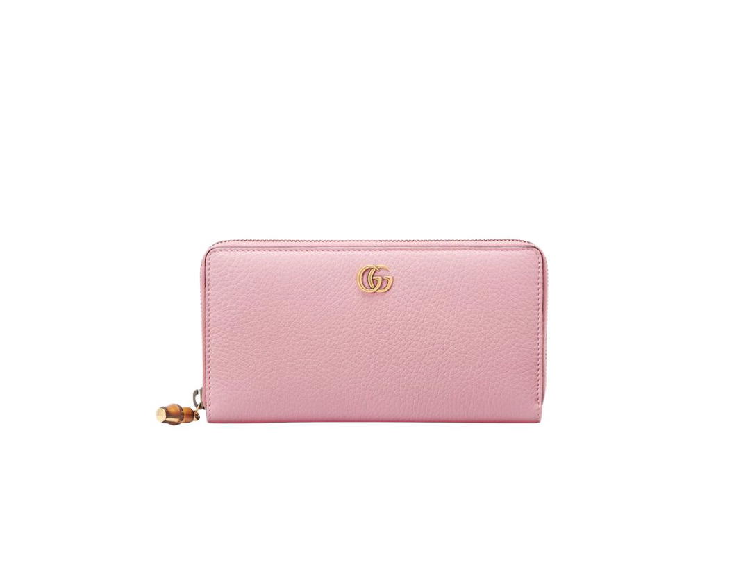 Gucci Gucci Zip Around Wallet Bamboo
