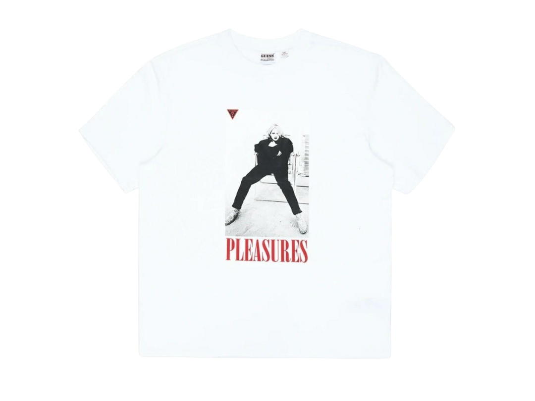 Guess Guess Originals X Pleasures Portrait Drew Barrymore T-shirt White