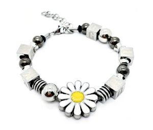 Buy GUUKA G-Dragon Daisy letter Small Round Bead Titanium Steel Bracelet at Sasom – Authentic and Ready to Ship