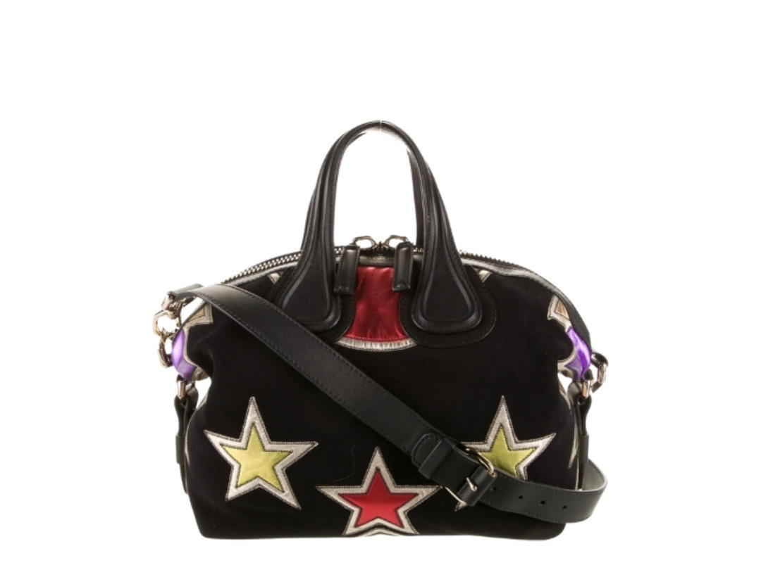 Givenchy Givenchy Star Patterned Nightingale Bag Black