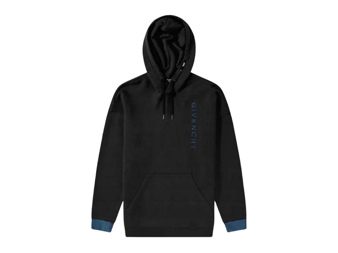 Givenchy Givenchy Embroidered Logo Hoody Black