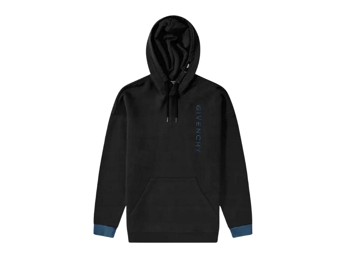 Givenchy Givenchy Embroidered Logo Hoody Black