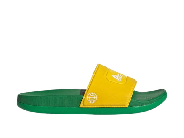 adidas adidas x LEGO Adilette Series Slippers Yellow Green Kids - view 1