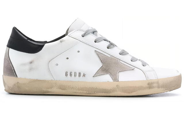 Golden Goose Golden Goose Super-Star Low Top Sneakers - White/Black - view 2