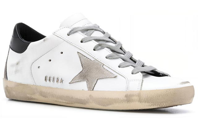 Golden Goose Golden Goose Super-Star Low Top Sneakers - White/Black - view 3