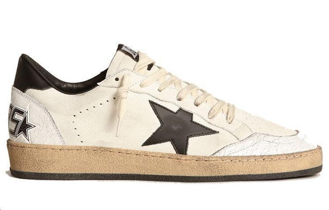 Golden Goose Golden Goose Ball Star Low-Top Sneakers - White/Black - view 2