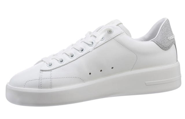 Golden Goose Golden Goose Purestar Low Top Sneakers - White/Silver - view 2