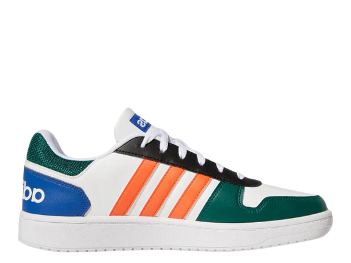 adidas Adidas Neo Hoops 2.0 White Green Orange