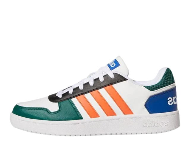 adidas Adidas Neo Hoops 2.0 White Green Orange - view 2
