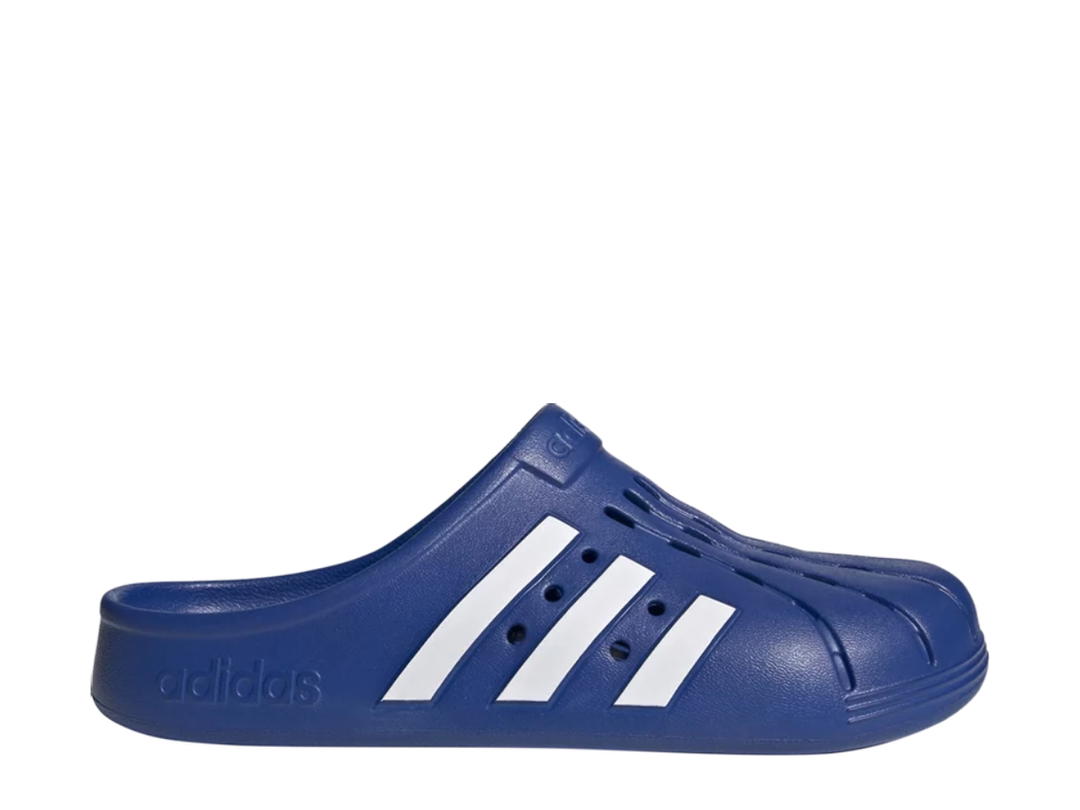 adidas adidas Adilette Clogs Royal Blue Cloud White
