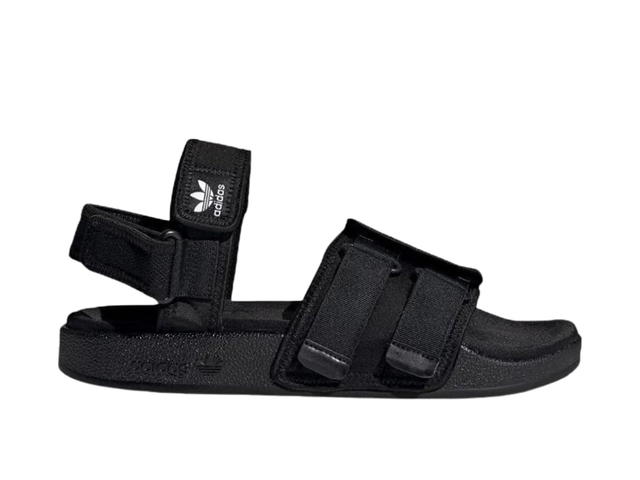 adidas adidas Adilette Sandal Black White - view 1
