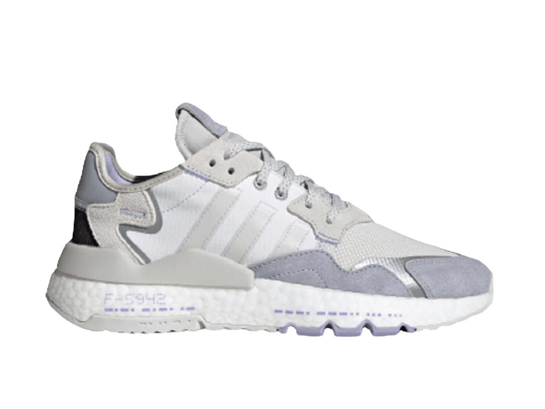 adidas adidas Originals Nite Jogger Gray White Light Purple (Women's)