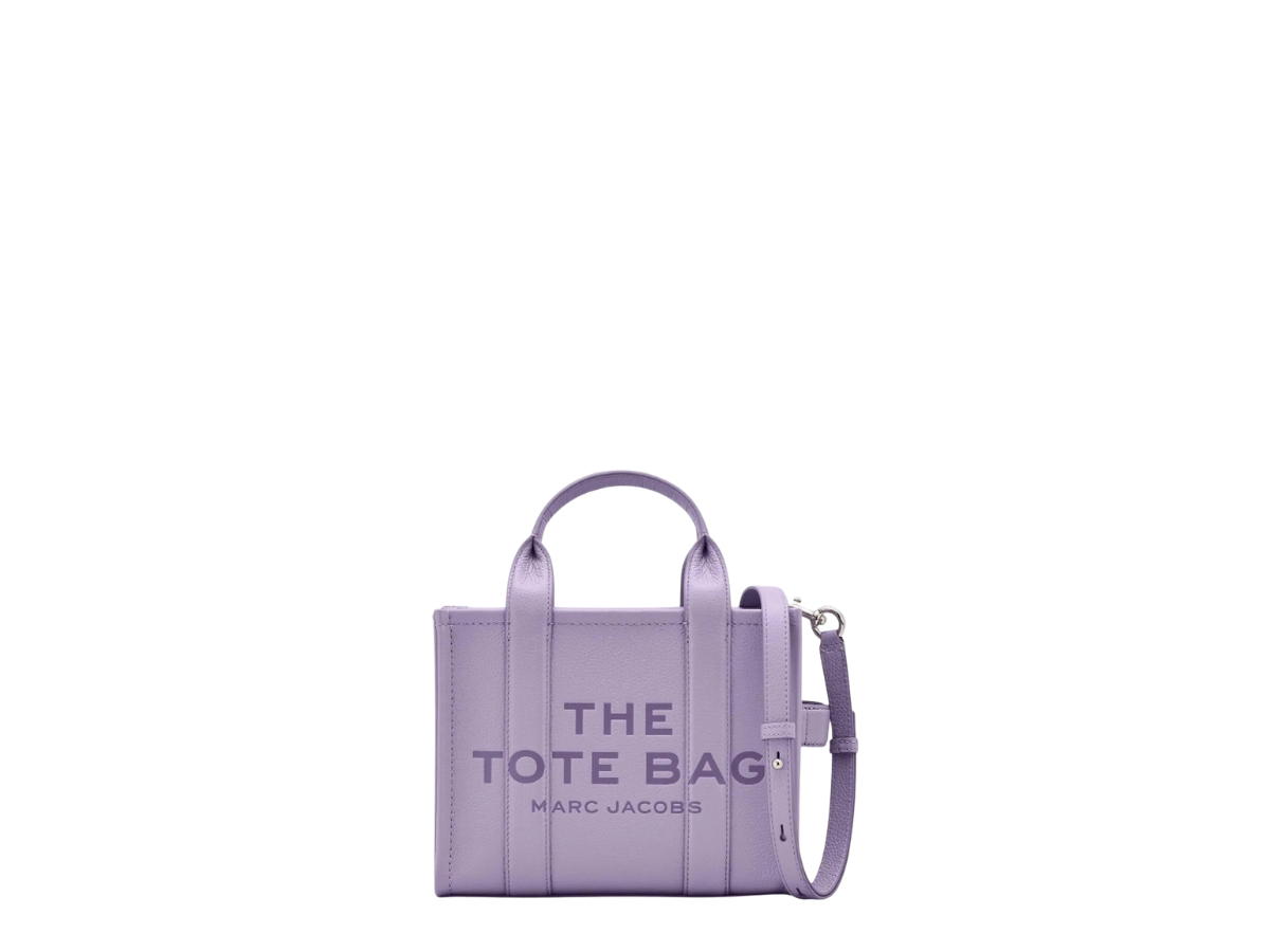 Marc Jacobs Marc Jacobs The Leather Mini Tote Bag Purple