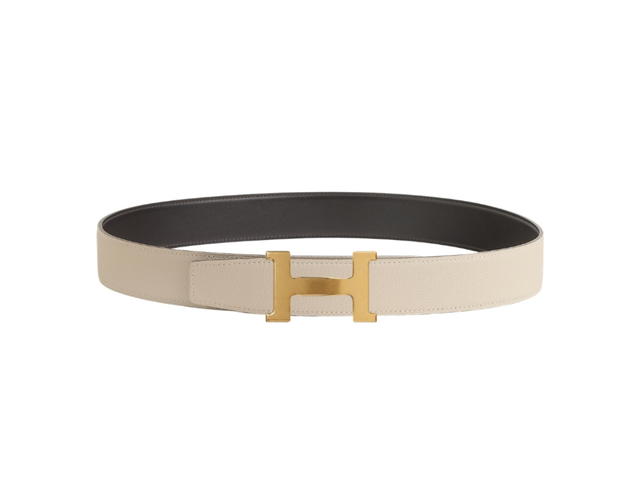 Hermes Hermes Constance Belt Buckle & Reversible Leather Strap 38 Mm Yellow Gold Ebony - view 1
