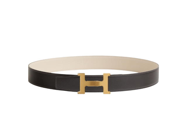 Hermes Hermes Constance Belt Buckle & Reversible Leather Strap 38 Mm Yellow Gold Ebony - view 2