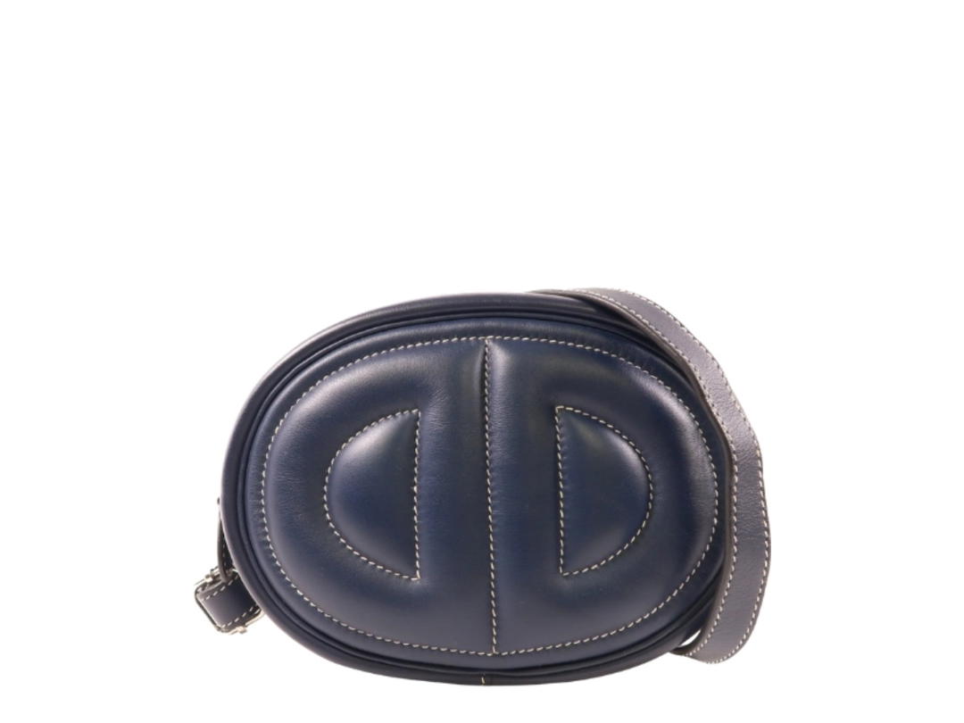 Hermès Hermes In The Loop Swift Leather Waist Bag Navy