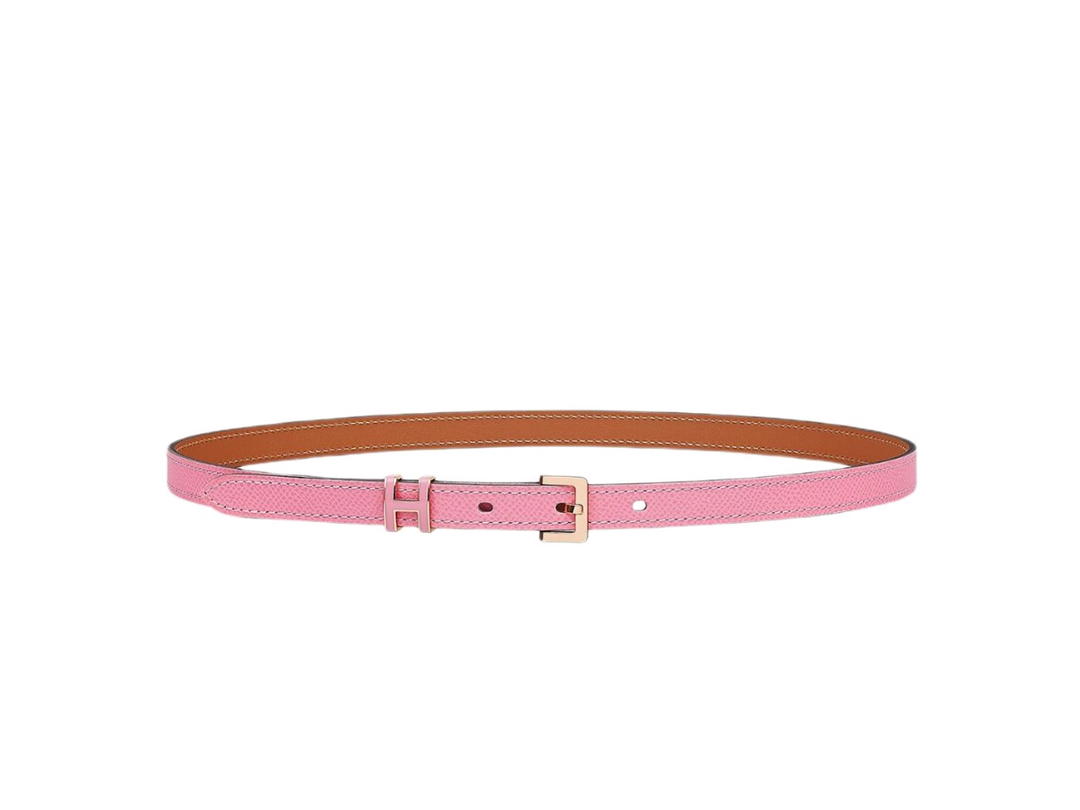 Hermes Hermes Pop H 15 Leather Belts Pink