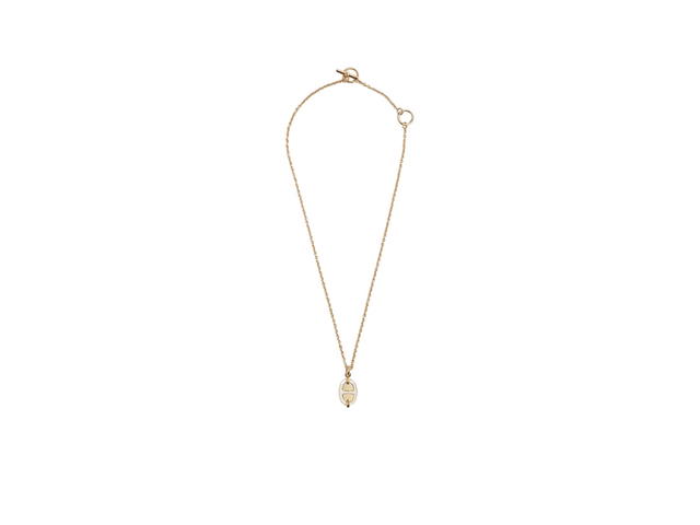 Hermes Hermes Mini Maillon Pendant (Small Model) Crème - view 2