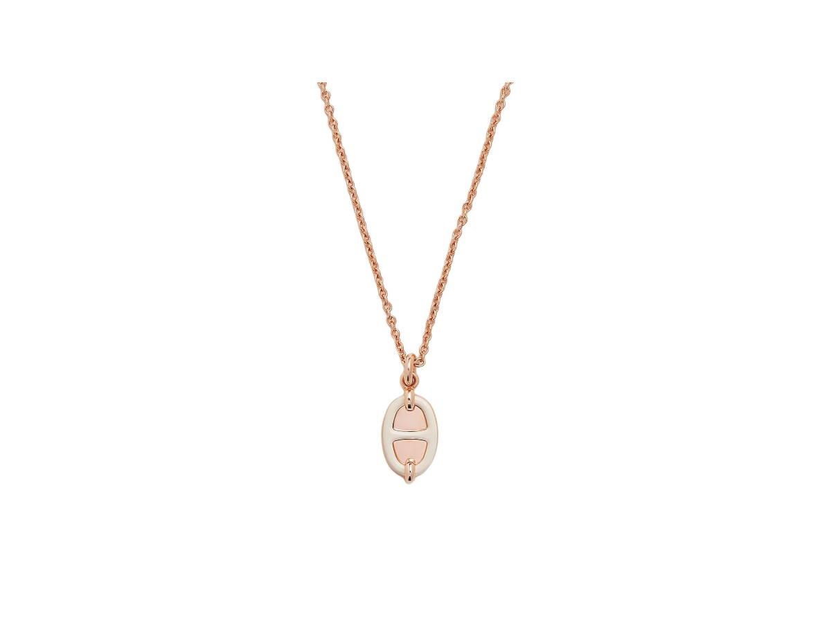 Hermes Hermes Mini Maillon Pendant (Small Model) Crème