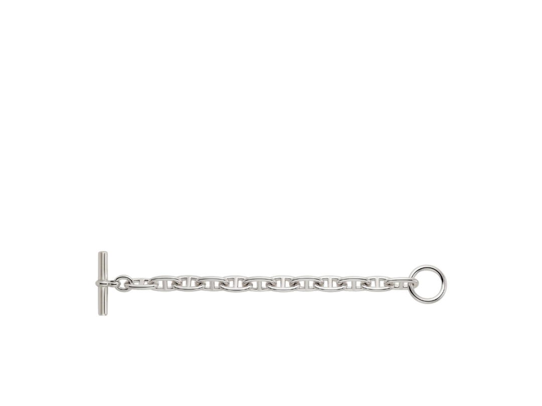 Hermes Hermes Chaine D'ancre Bracelet Silver