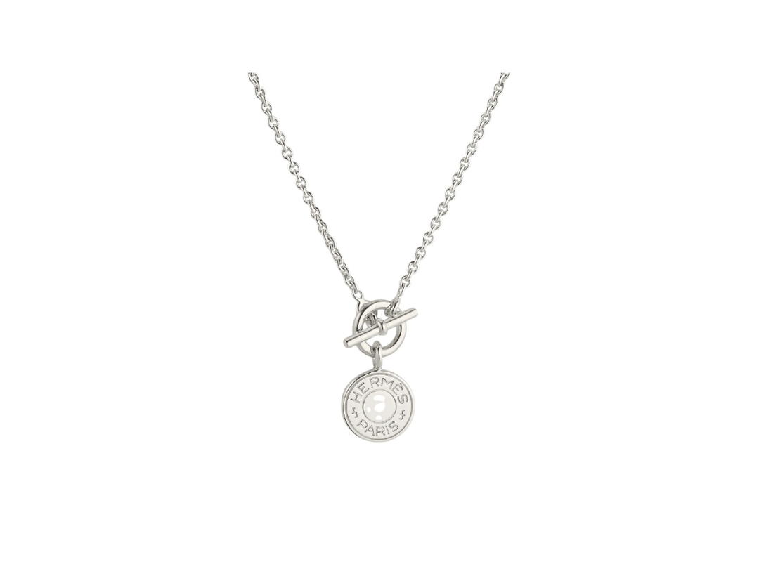 Hermes Hermes Amulettes Hermès Ex-Libris Pendant Silver