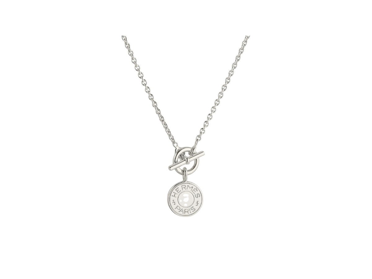 Hermes Hermes Amulettes Hermès Ex-Libris Pendant Silver
