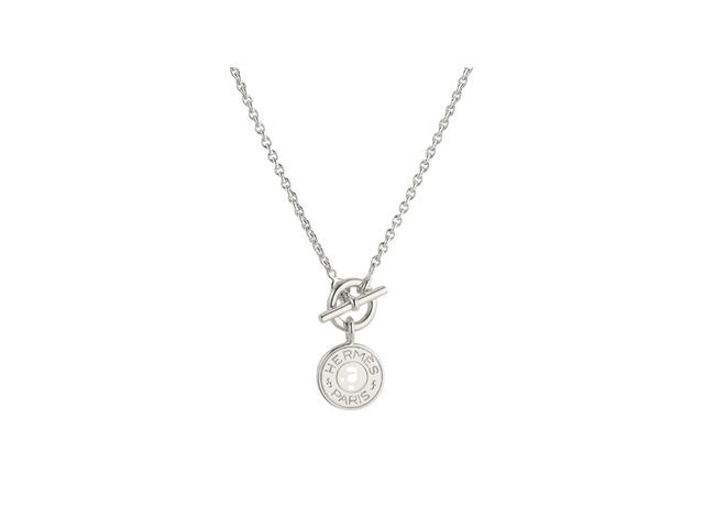Hermes Hermes Amulettes Hermès Ex-Libris Pendant Silver - view 1