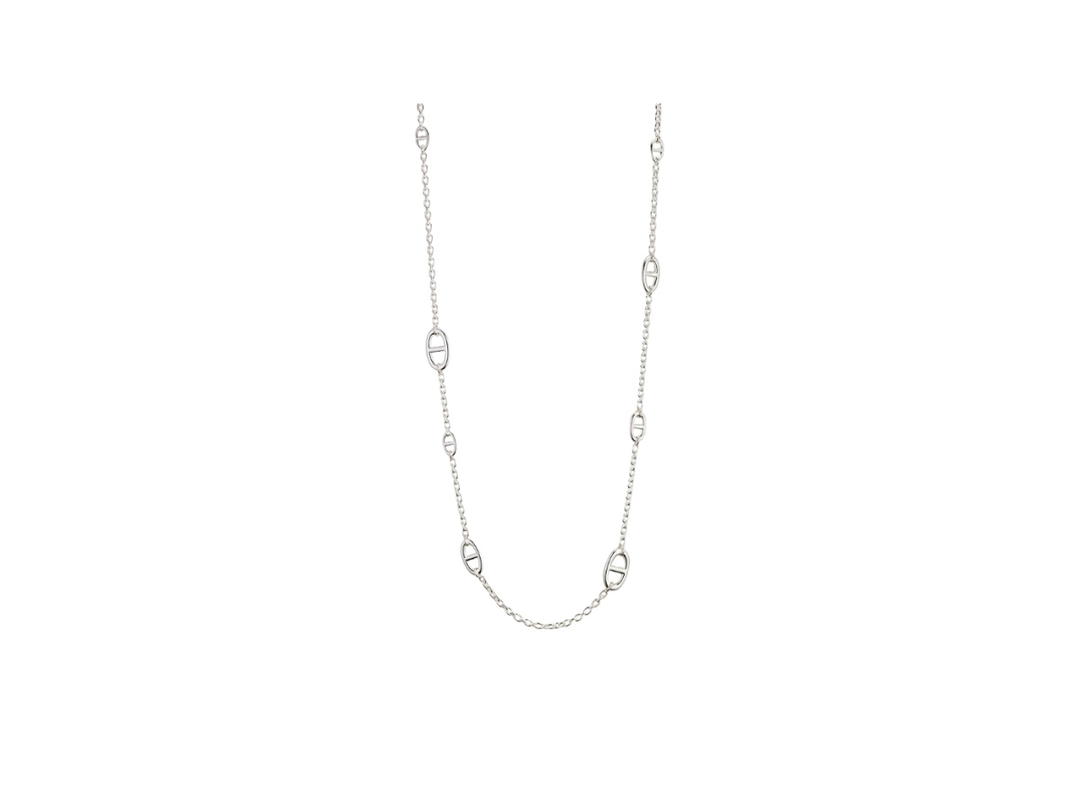 Hermes Hermes Farandole Long Necklace 80 Silver