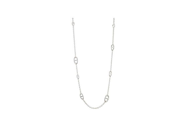 Hermes Hermes Farandole Long Necklace 80 Silver - view 1