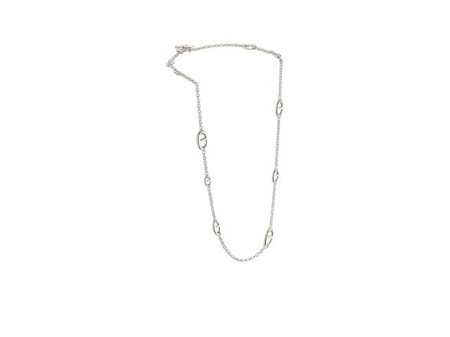 Hermes Hermes Farandole Long Necklace 80 Silver - view 2