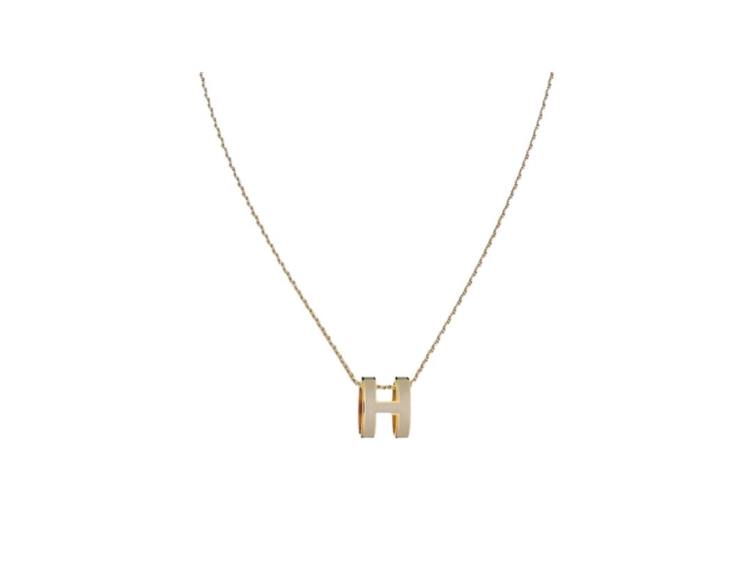 Hermes Hermes Pop H Pendant Marron Glacé