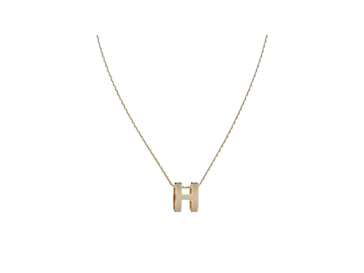 Hermes Hermes Pop H Pendant Marron Glacé