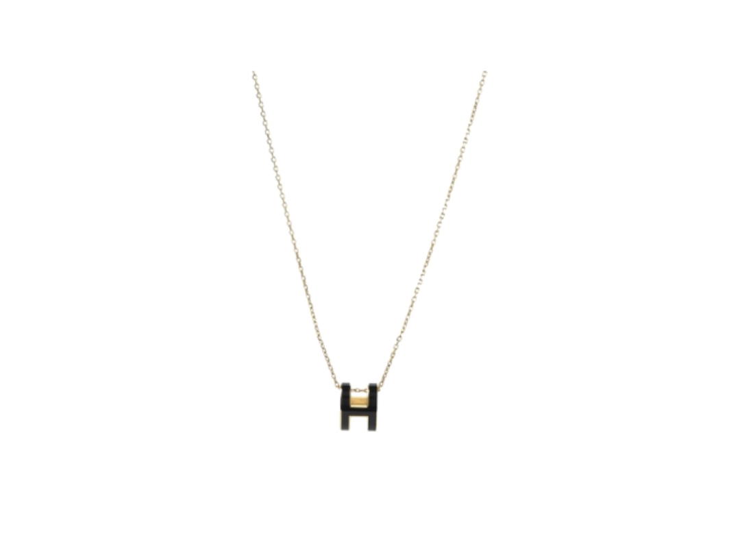 Hermes Hermes Pop H Pendant Black