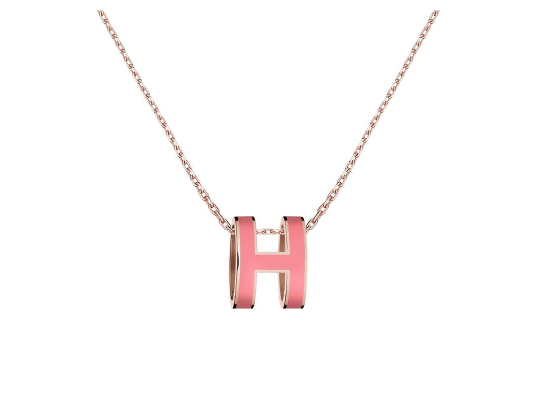 Hermes Hermes Pop H Pendant Pink