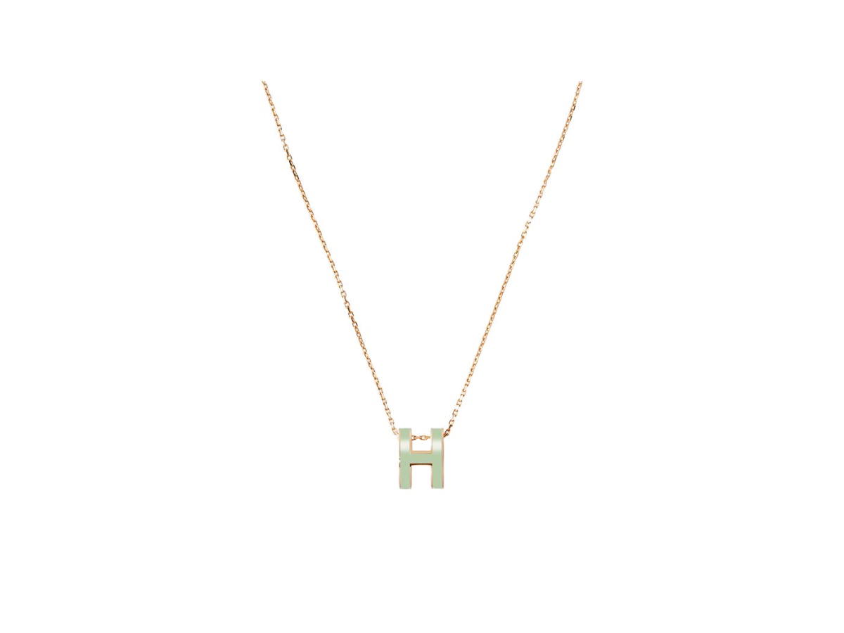 Hermes Hermes Pop H Pendant Bubble Green