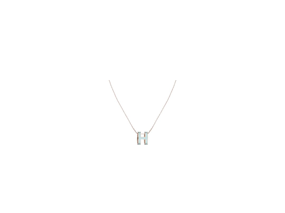 Hermes Hermes Pop H Pendant Bleu Zéphyr