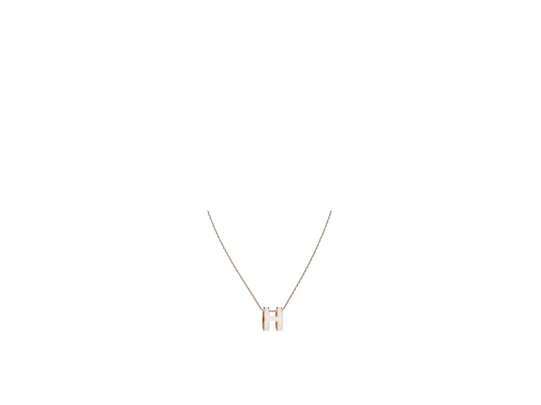 Hermes Hermes Pop H Pendant Blanc
