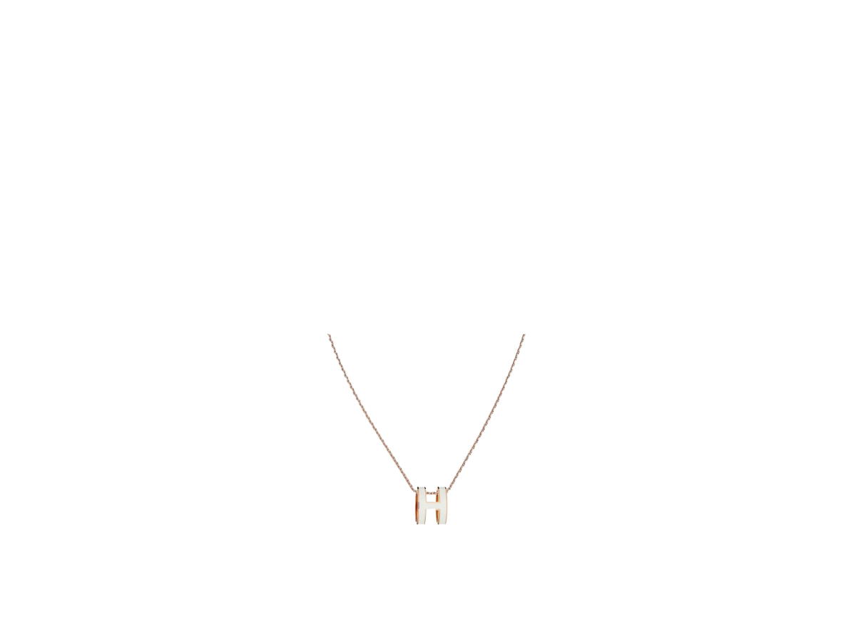 Hermes Hermes Pop H Pendant Blanc