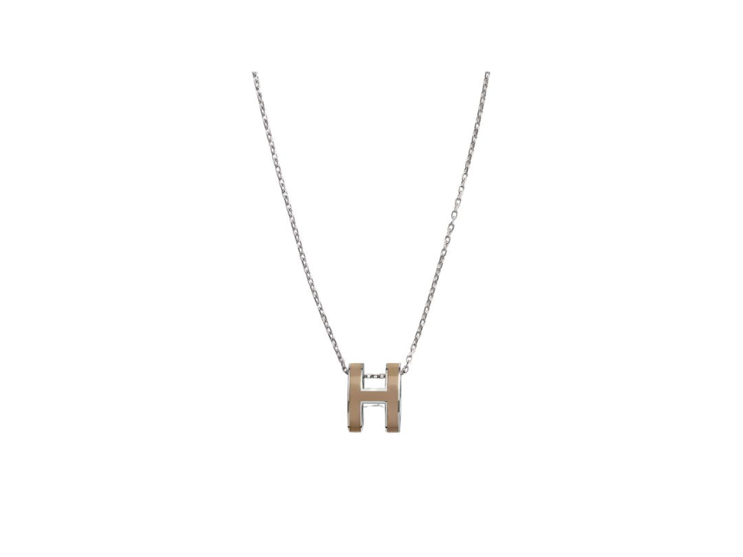 Hermes Hermes Pop H Pendant Marron Glacé