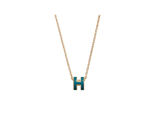 Hermes Hermes Mini Pop H Pendant Bleu Jean - view 1