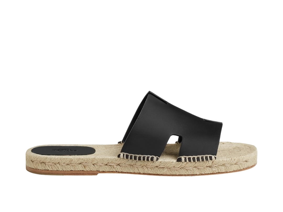 Hermes Hermes Antigua Espadrille Noir