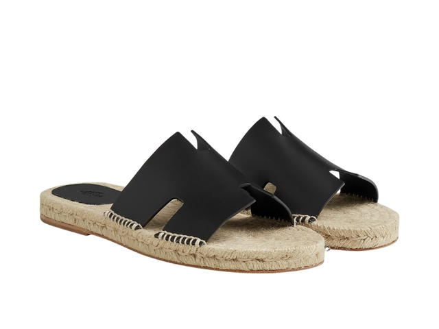 Hermes Hermes Antigua Espadrille Noir - view 3