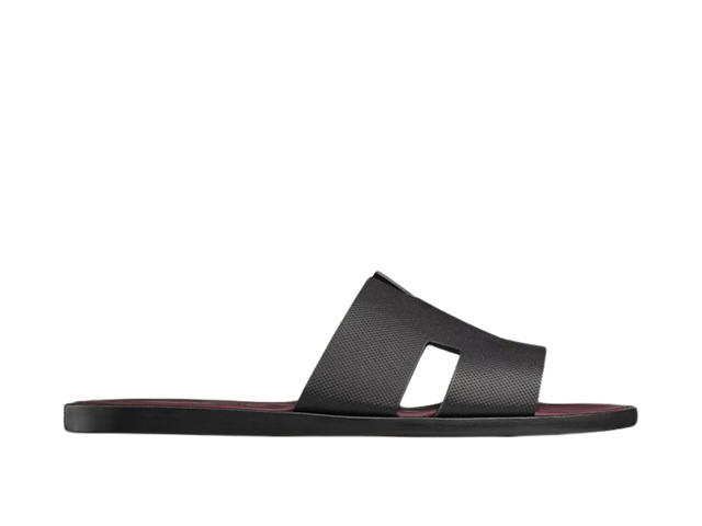 Hermes Hermes Izmir Sandal Noir Bordeaux (Women's) - view 1