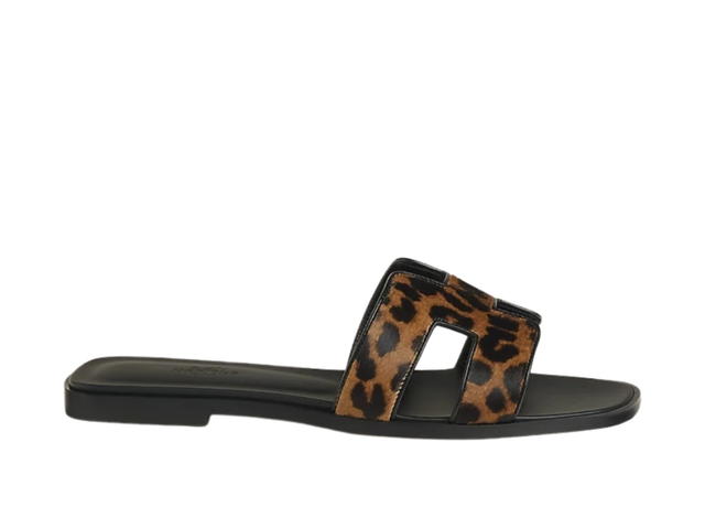 Hermes Hermes Oran Sandal Gold Noir - view 1