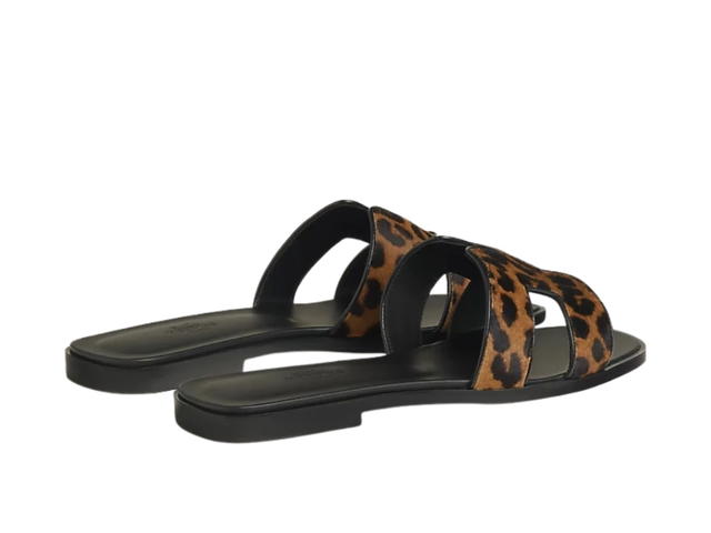 Hermes Hermes Oran Sandal Gold Noir - view 2