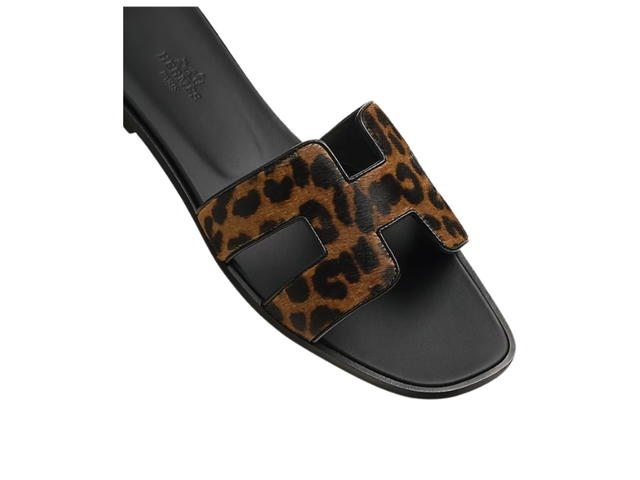 Hermes Hermes Oran Sandal Gold Noir - view 4