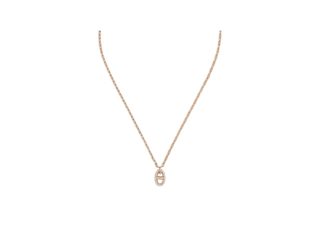 Hermes Hermes Farandole Pendant (Small Model) Rose Gold