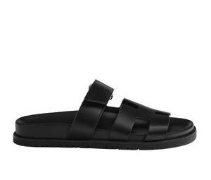 Buy Hermes Chypre Sandal In Calfskin With Anatomical Rubber Sole And Adjustable Strap Noir (Women's) at Sasom – Authentic and Ready to Ship